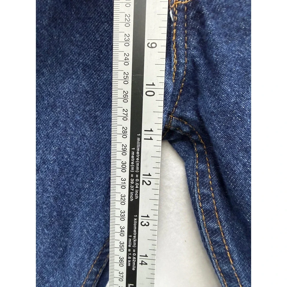 Levi's 505‎ Regular Fit Jeans Mens 32x34 Dark Wash Straight Leg Denim